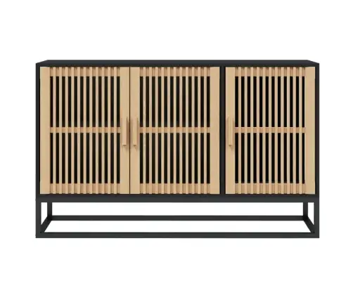 Kumode, 105X30X65 Cm, Inženierijas Koks, Melna Vidaxl