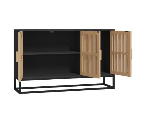 Kumode, 105X30X65 Cm, Inženierijas Koks, Melna Vidaxl