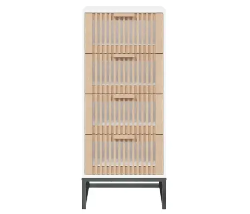 Kõrge Kapp, Valge, 40 X 30 X 95 cm Tehispuit