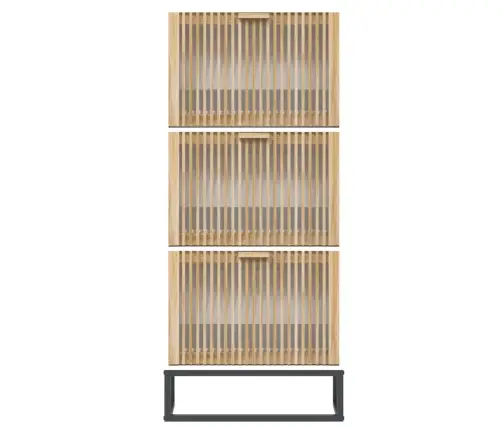 Apavu Plaukts, Balts, 52X25X120 Cm, Inženierijas Koks Vidaxl