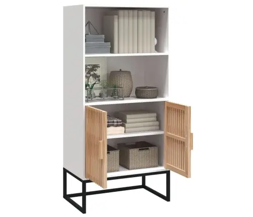 Kõrge Kapp, Valge, 60 X 35 X 125 cm Tehispuit