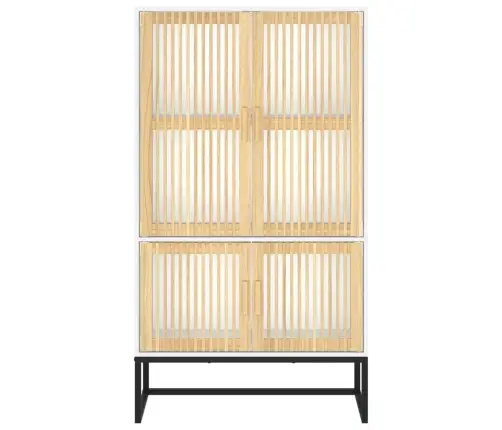 Augstais Skapītis, Balts, 70X35X125 Cm, Inženierijas Koks Vidaxl