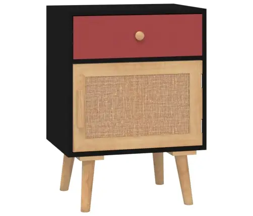 Naktsgaldiņi, 2 Gab., Melni, 40X30X55 Cm, Inženierijas Koks Vidaxl