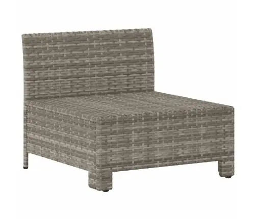 Vidējais Dārza Dīvāns, Spilveni, Pelēka Pe Rotangpalma Vidaxl