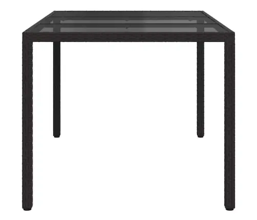 Aia Toitlustamis Laua Must 150 X 90 X 75 Cm Polürotang