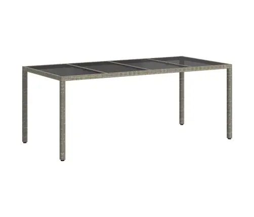 Sodo Valgymo Stalas Pilka 190 X 90 X 75 Cm Poli Ratanas