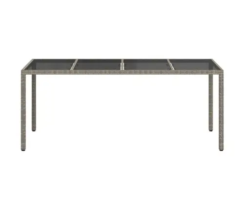 Sodo Valgymo Stalas Pilka 190 X 90 X 75 Cm Poli Ratanas