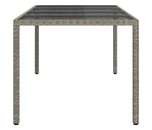 Sodo Valgymo Stalas Pilka 190 X 90 X 75 Cm Poli Ratanas