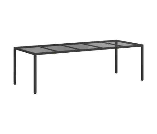 Sodo Valgymo Stalas Grįnas Juodas 250 X 100 X 75 Cm