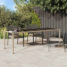 Sodo Valgymo Stalas Smėlio 250 X 100 X 75 Cm Poli Ratanas