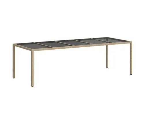 Sodo Valgymo Stalas Smėlio 250 X 100 X 75 Cm Poli Ratanas