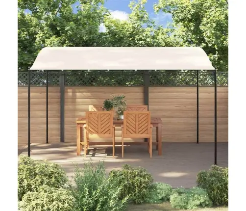 Stoginė, Kreminės Spalvos, 4X3M, Audinys Ir Plienas, 180G/M²