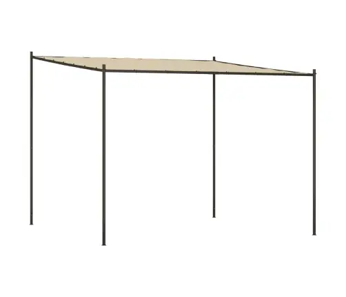 Nojume, Bēša, 3X3 M, 180 G/M², Audums Un Tērauds Vidaxl