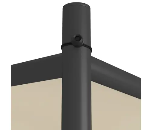 Nojume, Bēša, 3X3 M, 180 G/M², Audums Un Tērauds Vidaxl
