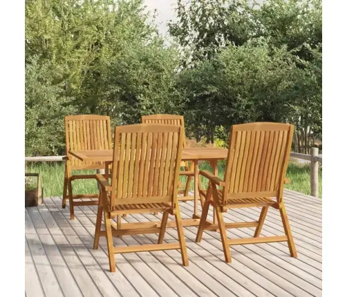 Piecdaļīgs Dārza Mēbeļu Komplekts, Masīvs Tīkkoks Vidaxl