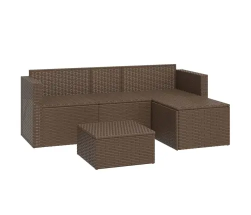 Aiamööbli Komplekt, Pruun, Polürotang