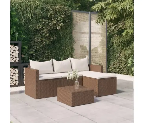 Aiamööbli Komplekt, Pruun, Polürotang