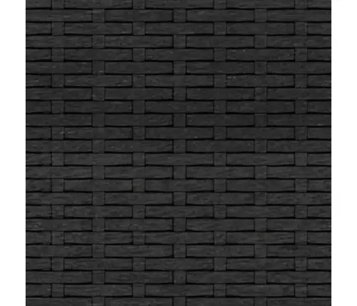 Aiamööbli Komplekt, Must, Polürotang