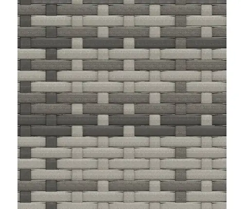 3-Daļīgs Dārza Atpūtas Mēbeļu Komplekts, Pelēka Pe Rotangpalma Vidaxl