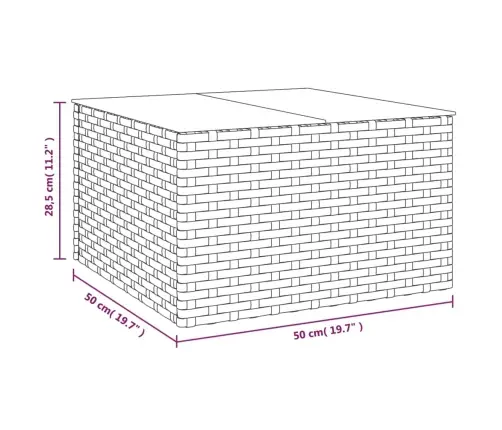2-Daļīgs Dārza Atpūtas Mēbeļu Komplekts Ar Matračiem, Pe, Melns Vidaxl