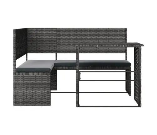 L-Kujuline Aiadiivan Koos Laua Ja Patjadega, Hall, Polürotang