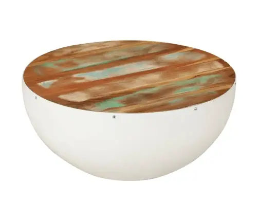 Bļodas Formas Kafijas Galdiņš, Ø50X24 Cm, Pārstrādāts Masīvkoks Vidaxl Bļodas Formas Kafijas Galdiņš, Ø50X24 Cm, Pārstrādāts Masīvkoks Vidaxl