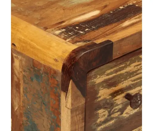 Kumode Ar 3 Atvilktnēm, 55X30X70 Cm, Pārstrādāts Masīvkoks Vidaxl