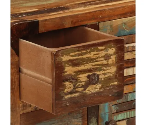 Kumode Ar 3 Atvilktnēm, 55X30X70 Cm, Pārstrādāts Masīvkoks Vidaxl