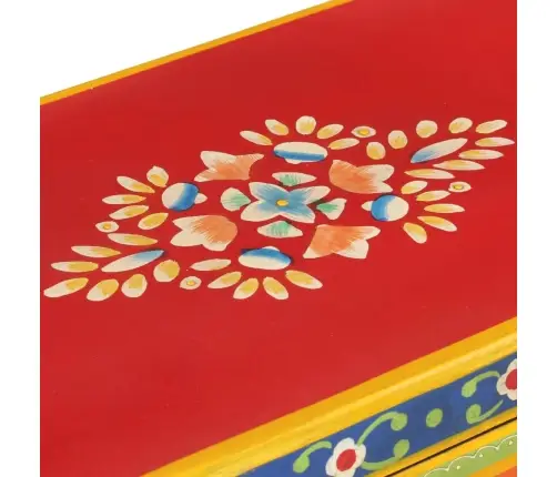 Šoninė Spintelė, 54X30X74cm Mango Masyvas, Dažyta Rankomis