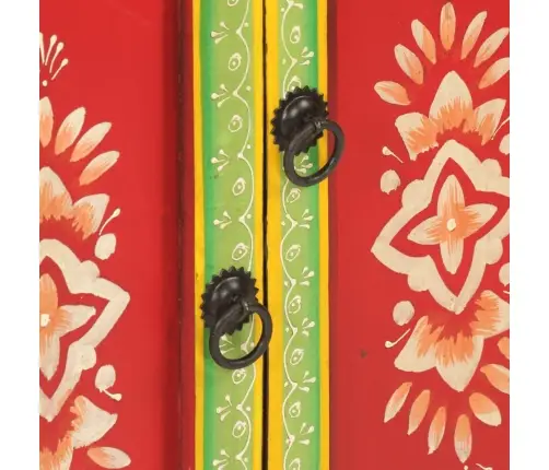 Šoninė Spintelė, 54X30X74cm Mango Masyvas, Dažyta Rankomis