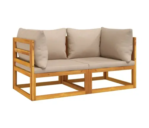 Sektsioon Nurgadiivanid, 2 Tk, Pruunikashallid Padjad, Akaatsia