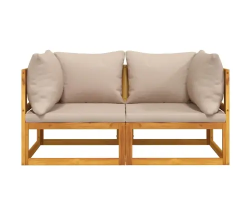 Sektsioon Nurgadiivanid, 2 Tk, Pruunikashallid Padjad, Akaatsia