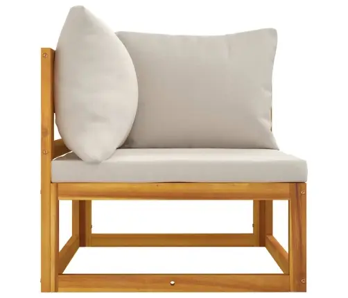2-Daļīgs Dārza Dīvāna Komplekts Ar Spilveniem, Akācijas Koks Vidaxl