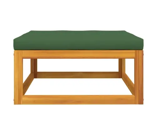 3-Osaline Aiamööbli Komplekt Patjadega, Akaatsiapuit Vidaxl