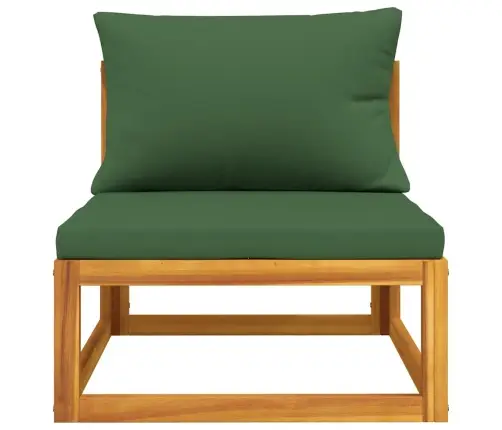 Sodo Sofos Komplektas Su Pagalvėmis, 2 Dalių, Akacijos Masyvas Sodo Sofos Komplektas Su Pagalvėmis, 2 Dalių, Akacijos Masyvas