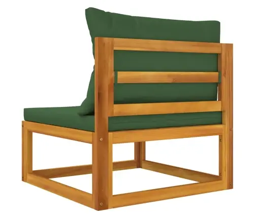 Sodo Sofos Komplektas Su Pagalvėmis, 2 Dalių, Akacijos Masyvas Sodo Sofos Komplektas Su Pagalvėmis, 2 Dalių, Akacijos Masyvas