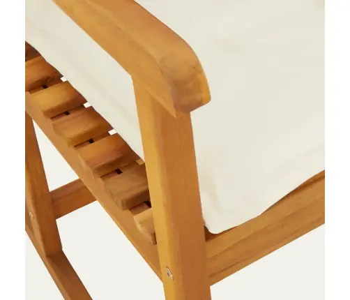 Supama Kėdė Su Pagalvėlėmis, Akacijos Medienos Masyvas