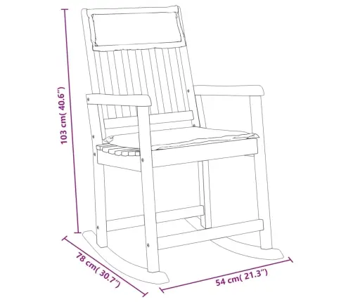 Supama Kėdė Su Pagalvėlėmis, Akacijos Medienos Masyvas