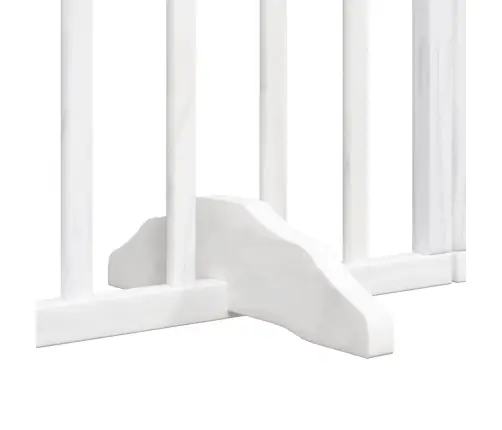 Varteliai Šunims Su Durimis, 6 Segmentai, Balti, 300cm Tuopa