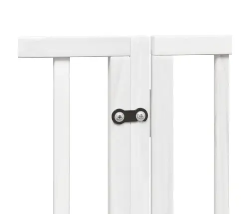 Suņu Vārti Ar Durvīm, Salokāmi, 4 Paneļi, 320 Cm, Papeles Koks Vidaxl