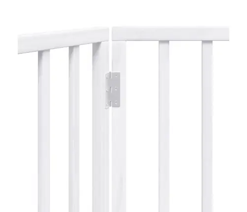 Sulankstomi Šuns Varteliai, 2 Dalys, Balti, 160 cm Tuopos Mediena