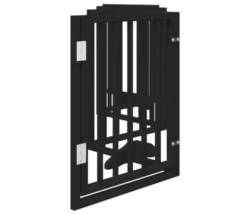 Suņu Vārti Ar Durvīm, Salokāmi, 6 Paneļi, 300 Cm, Papeles Koks Vidaxl