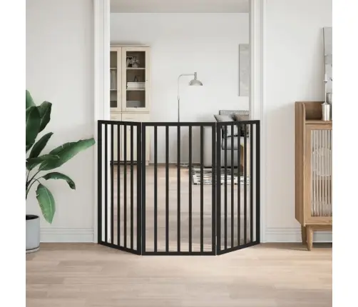 Varteliai Šunims, 3 Segmentai, Juodi, 150cm Tuopos Mediena