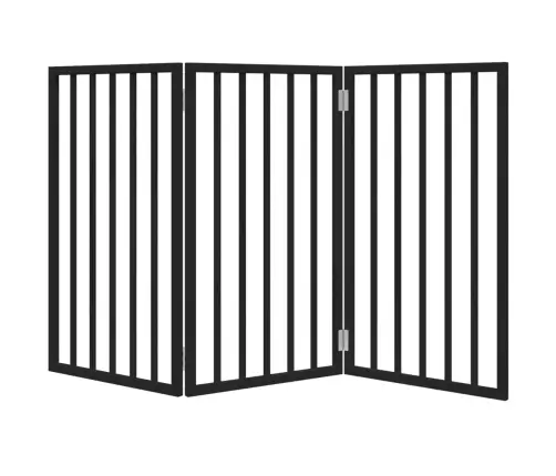 Varteliai Šunims, 3 Segmentai, Juodi, 150cm Tuopos Mediena