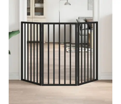 Varteliai Šunims, 3 Segmentai, Juodi, 150cm Tuopos Mediena