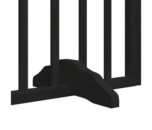 Varteliai Šunims Su Durimis, 6 Segmentai, Juodi, 300cm Tuopa