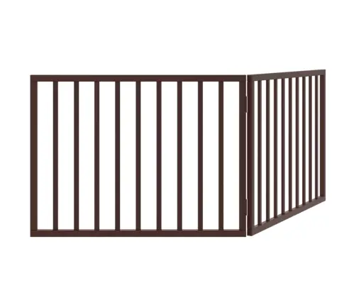 Kokkupandav Koeravärav, 2 Paneeli, Pruun, 160 cm Paplipuit