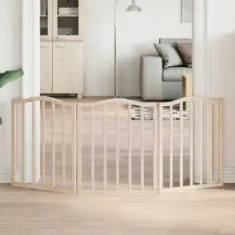 Kokkupandav Koeravärav, 3 Paneeli, 150 cm Paplipuit