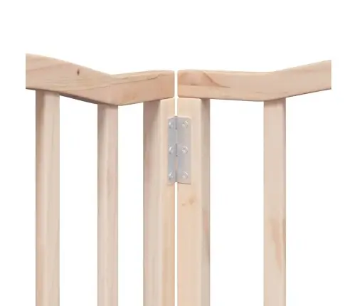 Suņu Vārti Ar Durvīm, Salokāmi, 6 Paneļi, 300 Cm, Papeles Koks Vidaxl
