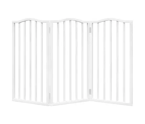 Suņu Vārti, Salokāmi, 3 Paneļi, 150 Cm, Papeles Koks Vidaxl